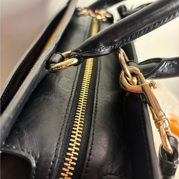 Coach Exclusive Lizard Embossed Zoe Carryall Bag - EUC - Picture 9 of 14